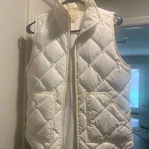 J. crew quilted puffer vest